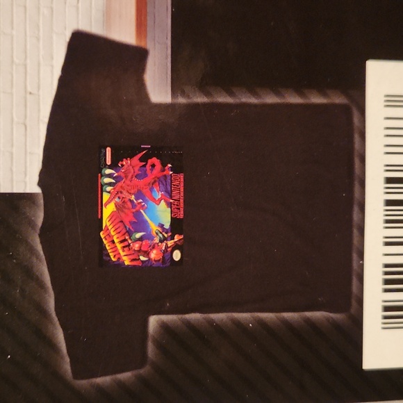 T-shirt/ Wall Hanger Super Nintendo Super Metroid gift set - Picture 6 of 11